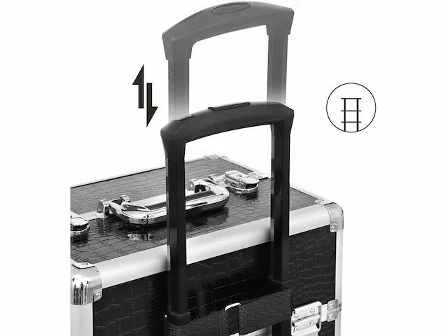 Make-up koffer trolley make-up case - afbeelding 6 van  9