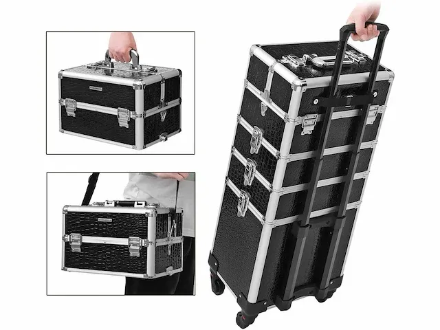 Make-up koffer trolley make-up case - afbeelding 8 van  9