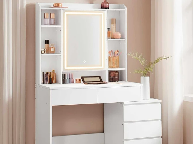 Make-up tafel - led spiegel - afbeelding 1 van  5