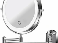 Make-up vergrotende spiegel met led-verlichting - afbeelding 1 van  3