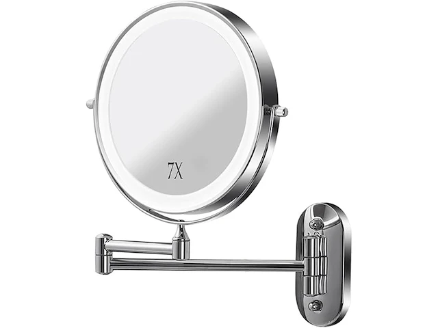 Make-up vergrotende spiegel met led-verlichting - afbeelding 1 van  3
