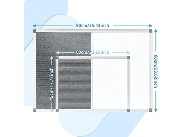 Makello wit brievenbord - afbeelding 2 van  2