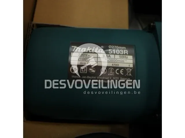 Makita 5103r cirkelzaag 270mm 2100w - afbeelding 4 van  4
