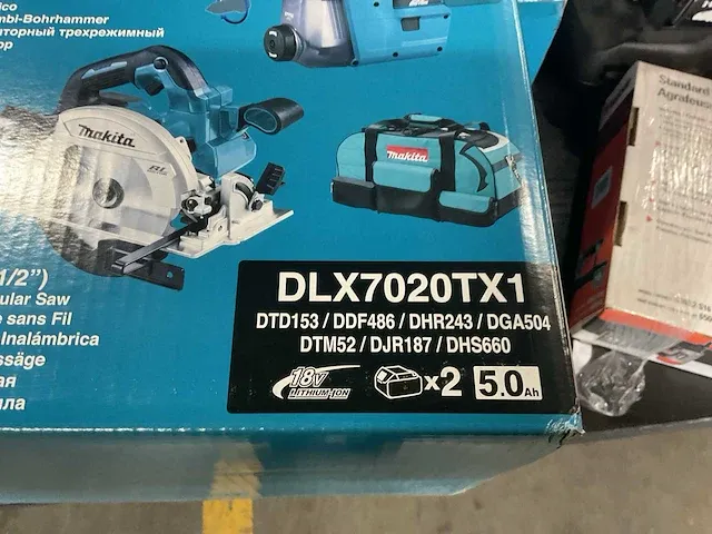 Makita accu combo kit partij accu handgereedschap - afbeelding 2 van  7