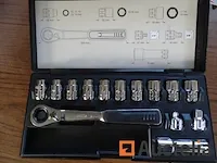 Makita b65595 ratelsleutel set van 14 stukken - afbeelding 3 van  5