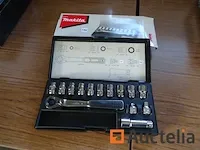 Makita b65595 ratelsleutel set van 14 stukken - afbeelding 4 van  5