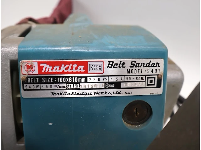Makita bandschuurmachine - afbeelding 4 van  4
