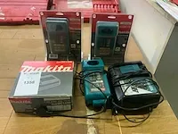 Makita batterijladers (5x) - afbeelding 1 van  4