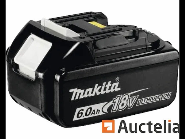 Makita bl 1860b 18v lithium (6,0 ah) reserve batterij - afbeelding 3 van  4