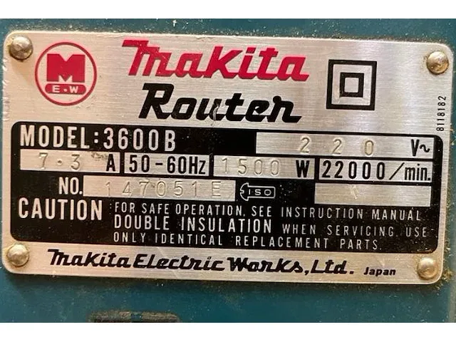 Makita bovenfrees - afbeelding 5 van  5