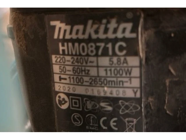 Makita breekhamer - afbeelding 4 van  4