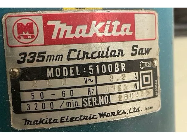 Makita cirkelzaag - afbeelding 3 van  4