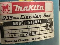 Makita cirkelzaag - afbeelding 3 van  4