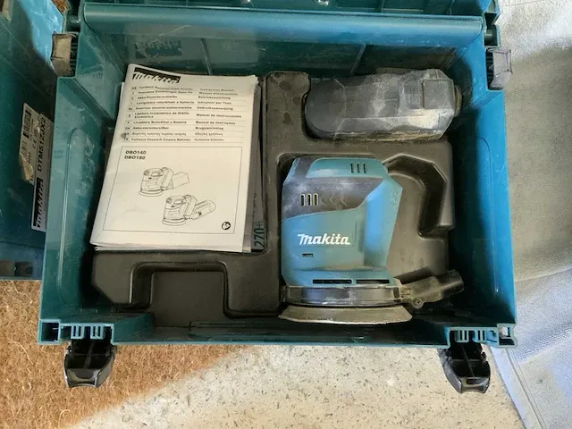 Makita dbo180 zj accu excentrische schuurmachine (body) - afbeelding 2 van  3