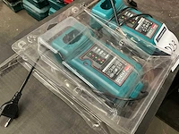 Makita dc1414t batterijlader (2x) - afbeelding 2 van  3