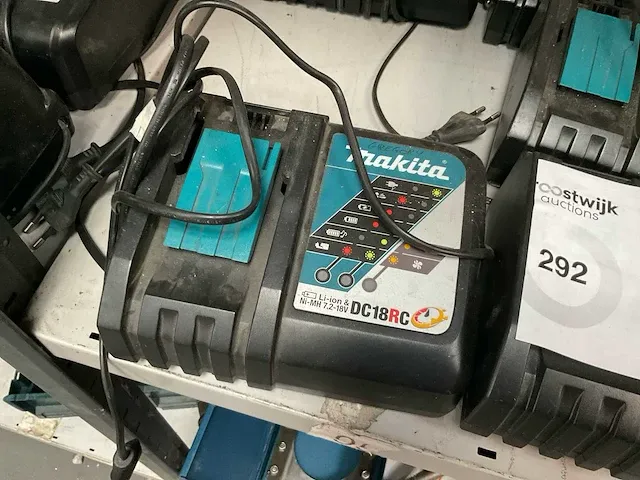 Makita dc18rc acculader (5x) - afbeelding 3 van  3