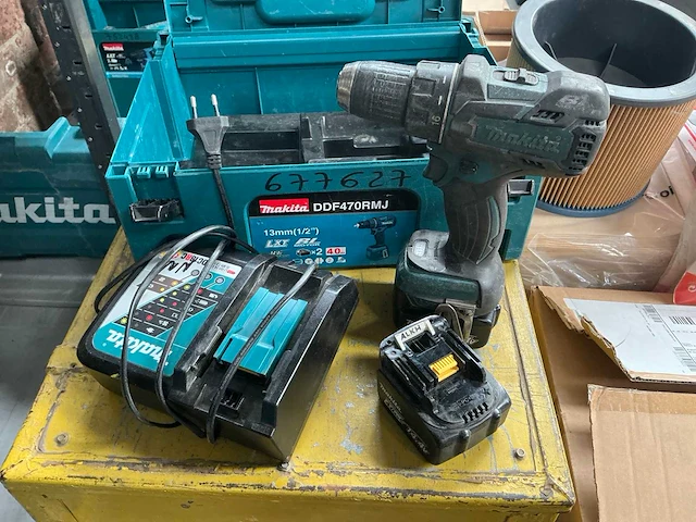 Makita ddf 470 accu boormachine - afbeelding 2 van  3