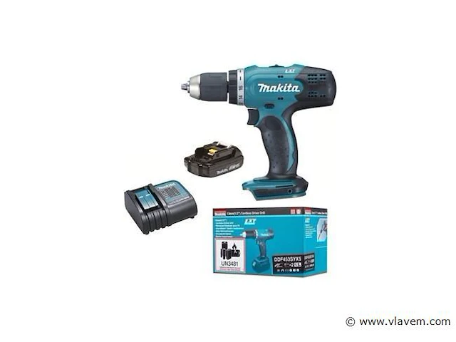 Makita ddf453syx5 boor-/schroefmachine set - afbeelding 1 van  1