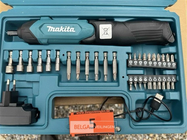 Makita df001dw schroefmachine lithium ion accu - afbeelding 2 van  4