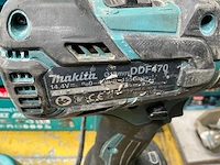 Makita dhp 470 accu boormachine - afbeelding 3 van  4