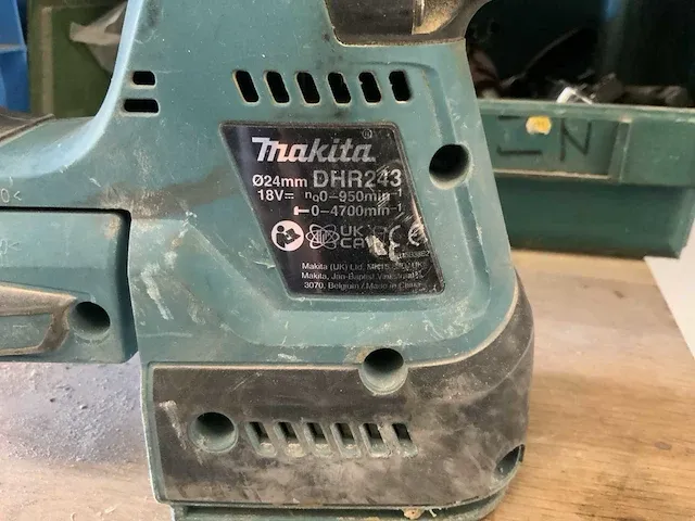 Makita dhr 243 accu boorhamer ( body) - afbeelding 4 van  7