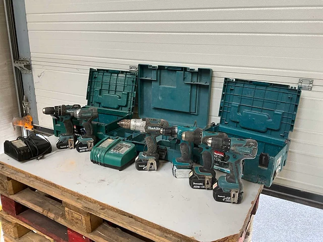 Makita divers accugereedschap (6x) - afbeelding 1 van  22