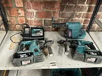 Makita diverse accugereedschap (2x)