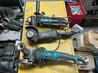Makita diverse elektrische slijpmachines (3x) - afbeelding 1 van  7