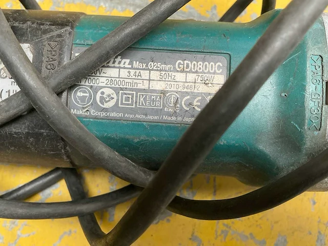 Makita diverse elektrische slijpmachines (3x) - afbeelding 5 van  7