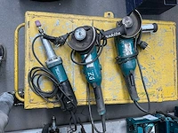 Makita diverse elektrische slijpmachines (3x) - afbeelding 1 van  5