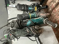Makita diverse elektrische slijpmachines (4x) - afbeelding 1 van  6