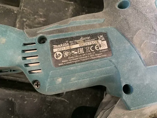 Makita djv181zj accu decoupeerzaag (body) - afbeelding 4 van  4
