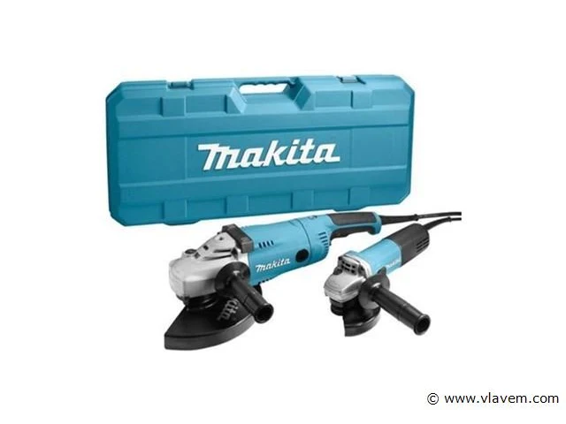 Makita dk0053g haakse slijper set in koffer - afbeelding 1 van  1