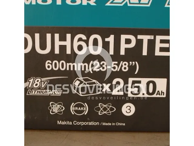 Makita duh601pte accu heggenschaar 60cm 18v - afbeelding 3 van  3