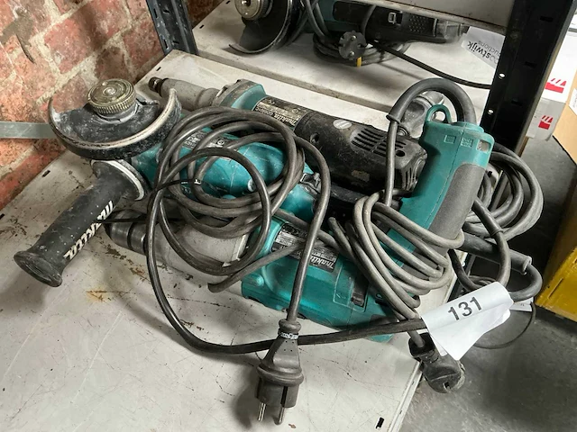 Makita elektrische boor- en slijpgereedschap (3x) - afbeelding 1 van  7