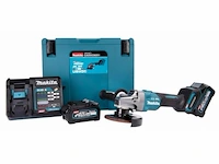 Makita ga005gm201 40v accu 125 mm haakse slijper 2x 4.0ah in mbox - afbeelding 1 van  4