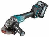 Makita ga005gm201 40v accu 125 mm haakse slijper 2x 4.0ah in mbox - afbeelding 2 van  4