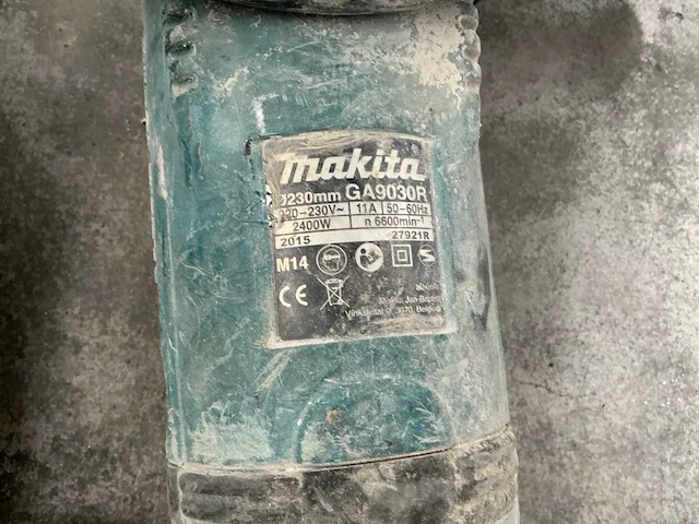 Makita ga9030r haakse slijpmachine (2x) - afbeelding 4 van  6