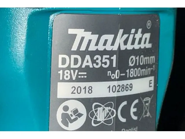 Makita haakse boormachine - afbeelding 3 van  3