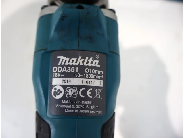Makita haakse schroefmachine - afbeelding 3 van  3