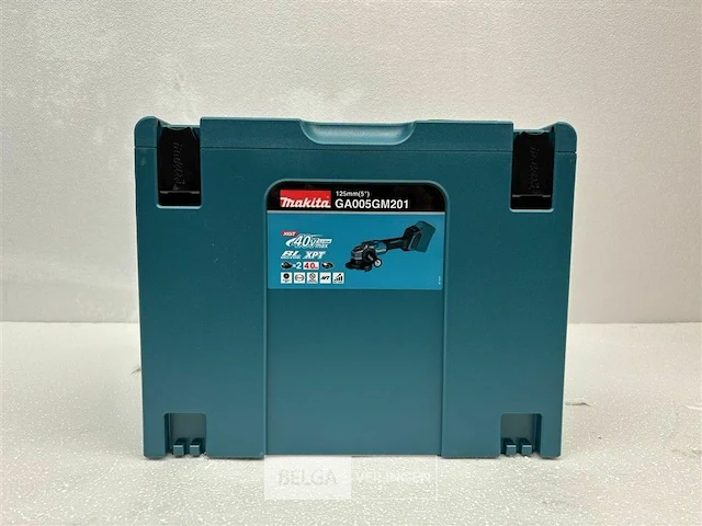 Makita haakse slijper 125mm 40v max - afbeelding 1 van  7