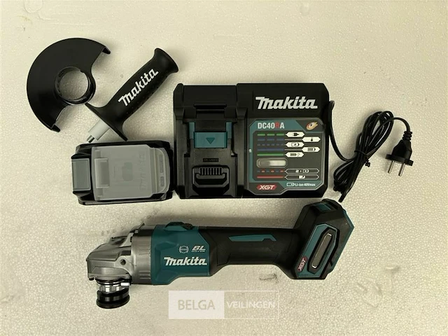 Makita haakse slijper 125mm 40v max - afbeelding 3 van  7