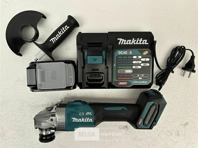 Makita haakse slijper 125mm 40v max - afbeelding 4 van  7