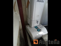 Makita hepa stofzuiger met 1 dubbele oplader en 2 accu's - afbeelding 3 van  10