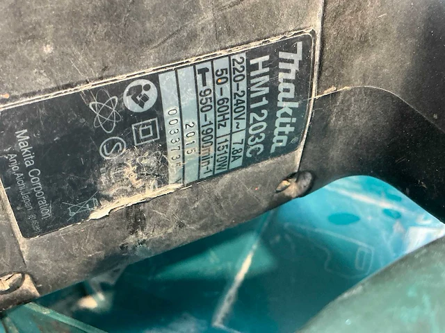 Makita hm1203c breekhamer - afbeelding 6 van  6