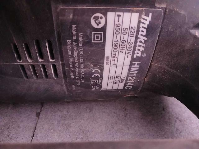 Makita hm1214c breekhamer - afbeelding 5 van  5