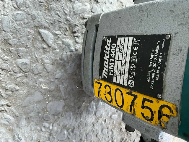 Makita hm1400 elektrische breekhamer - afbeelding 3 van  3
