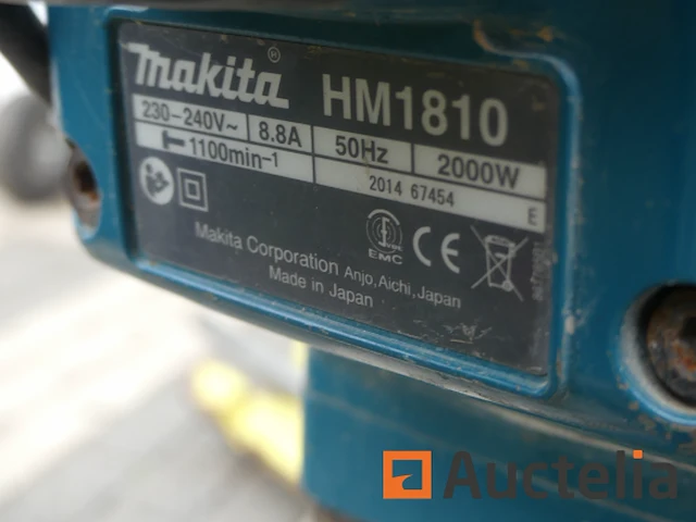 Makita hm1810 sloop drilboor - afbeelding 4 van  10
