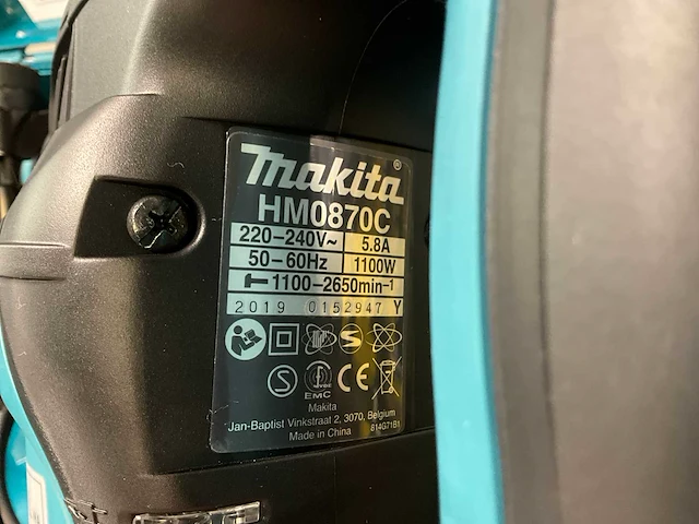 Makita hmo870c breekhamer - afbeelding 3 van  4