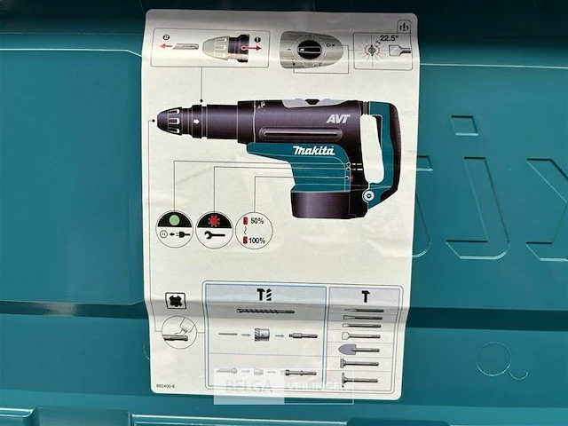 Makita hr4511c sds-max combihamer 1350w - afbeelding 4 van  5